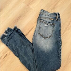 KanCan Distressed Blue Skinny Jeans